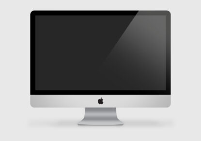 iMac psd исходник скачать
