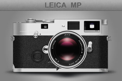 psd исходник фотоаппарат иконка Leica скачать