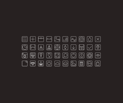 thin minimal icons тонки минималистичные иконки, пиктограммы, flat, ui, dribbble