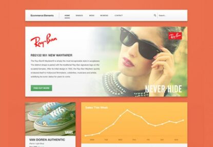 psd шаблон интернет магазина psd ui kit