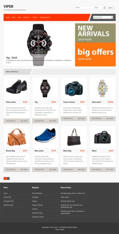 интернет магазин шаблон для wordpress скачать тема бесплатная theme woocommerce