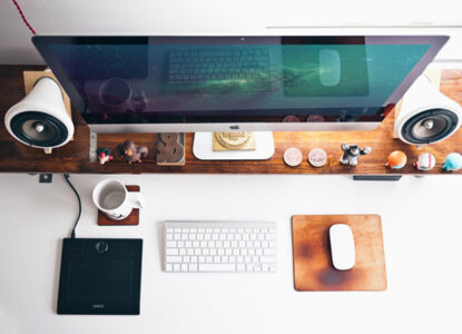 крутой суперреалистичный мокап iMac psd