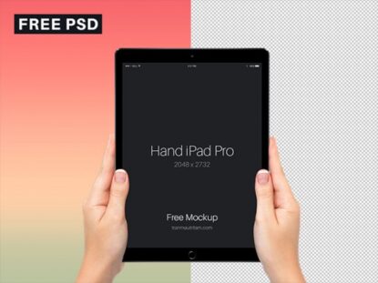 ipad pro в руках in hands free psd mockup мокап