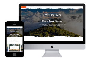 Шаблон сайта про путешествия, горы, туризм