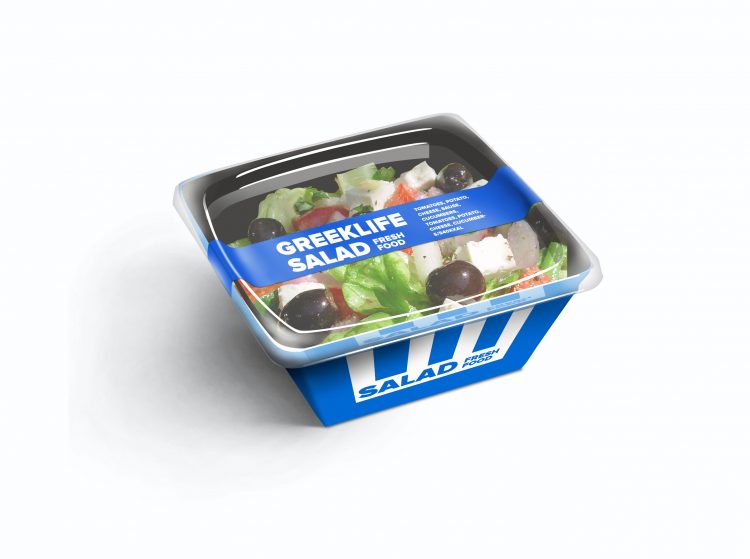 Мокап упаковки еды салат скачать free package food mockup