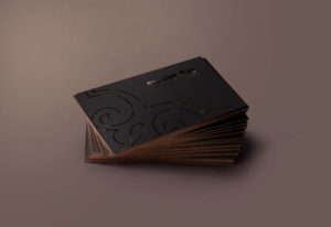 шаблон визитки стандартные размеры для печати бесплатно люксовая вип vip черная