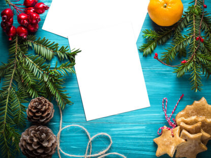 Новогодний мокап бесплатно скачать free new year mockup