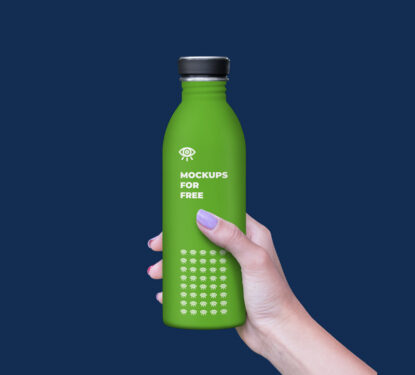 мокап плаcтиковой бутылочки для йогурта кефира скачать mockup psd