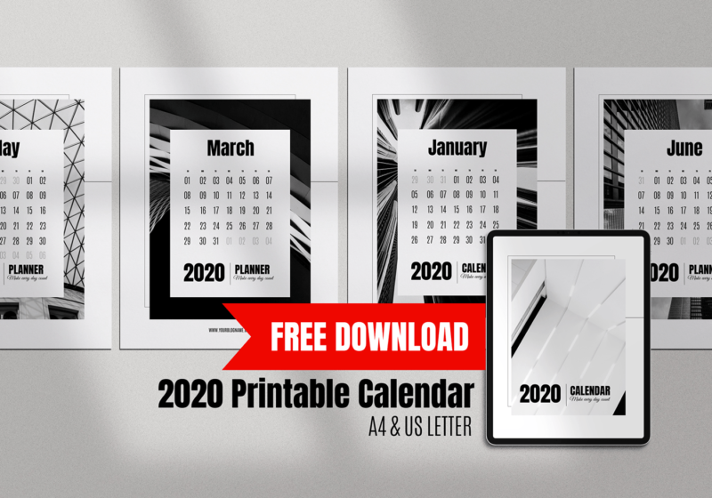 шаблон календаря бесплатно черно белый скачать архитектура фотографии