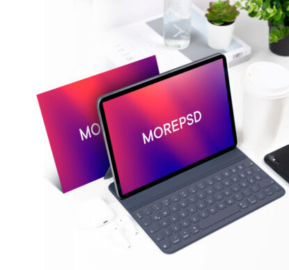 мокап планшета ipad pro для сайта, брендинга apple бесплатно mockup free