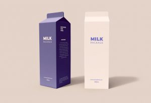 мокап упаковки молока тетра пак скачать бесплатно mockup milk шаблон