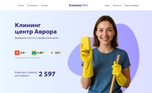 Сайт клининговой компании, шаблон Tilda и HTML скачать, купить. Мойка окон, химчистка, дезинфекция. Готовый русскоязычный темплейт премиум